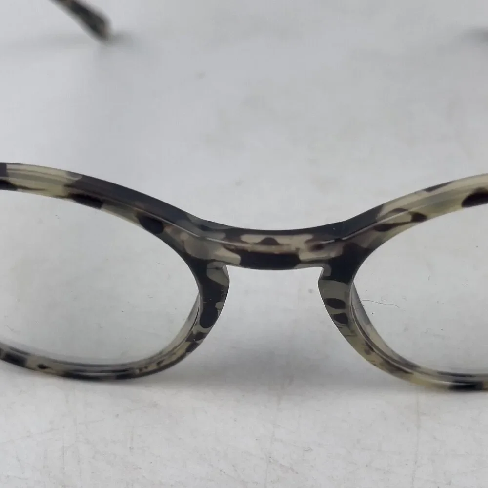 Tijn 761-T28 C6 Eyeglasses Frame Women‎ Black Tie Dye Plastic Oval 48-22-145